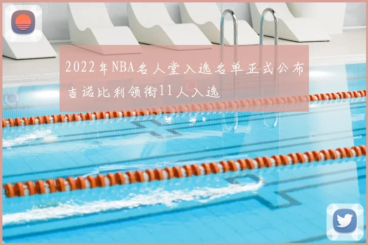 2022年NBA名人堂入选名单正式公布吉诺比利领衔11人入选